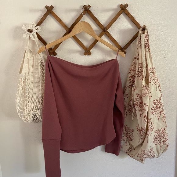 Free People mauve merlot fugi thermal top - Picture 8 of 8